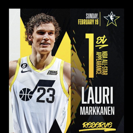 Lauri Markkanen nousi NBA ALL STAR -pelin avausviisikkoon!